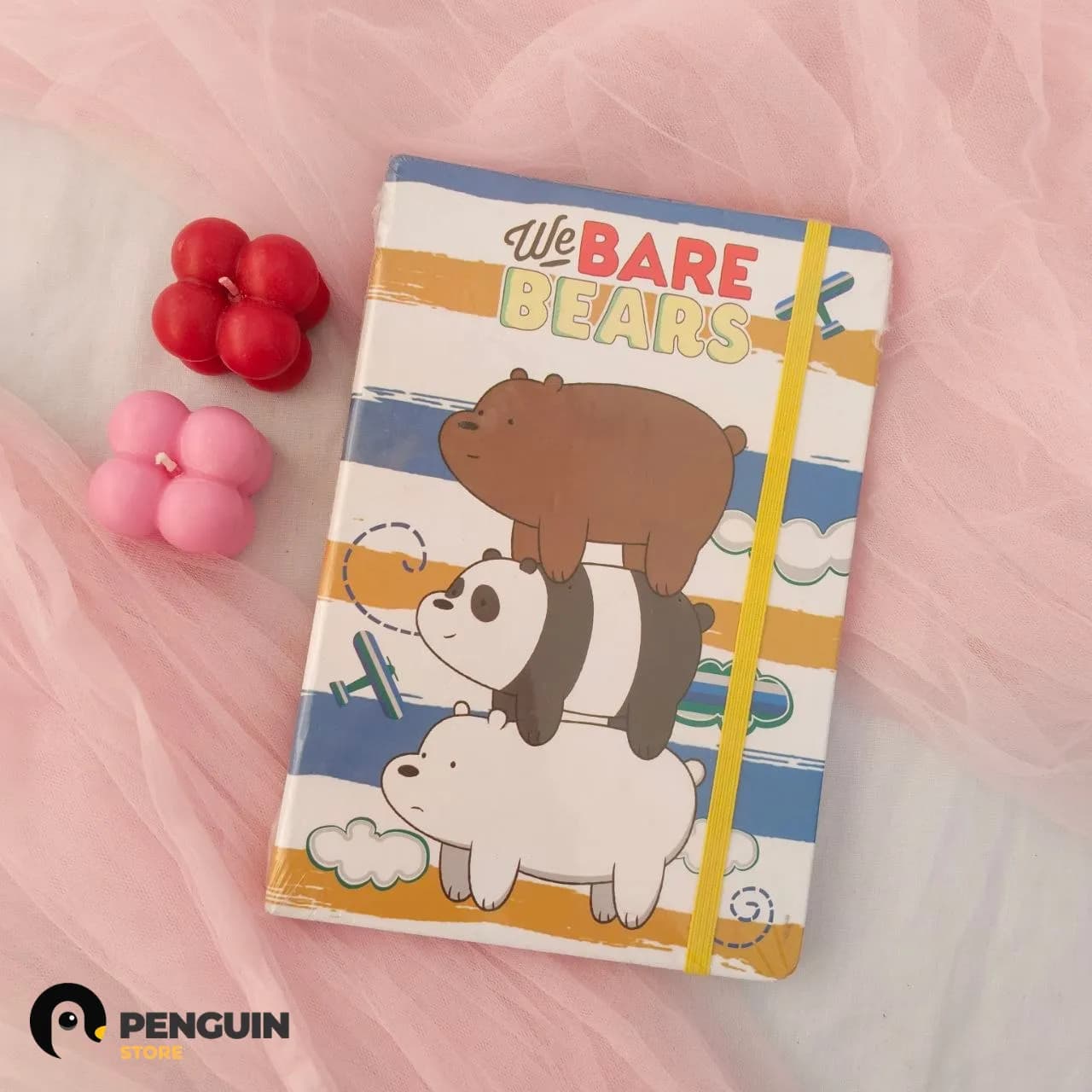 جندة الدببة الثلاثة بالأستيك الأصفر